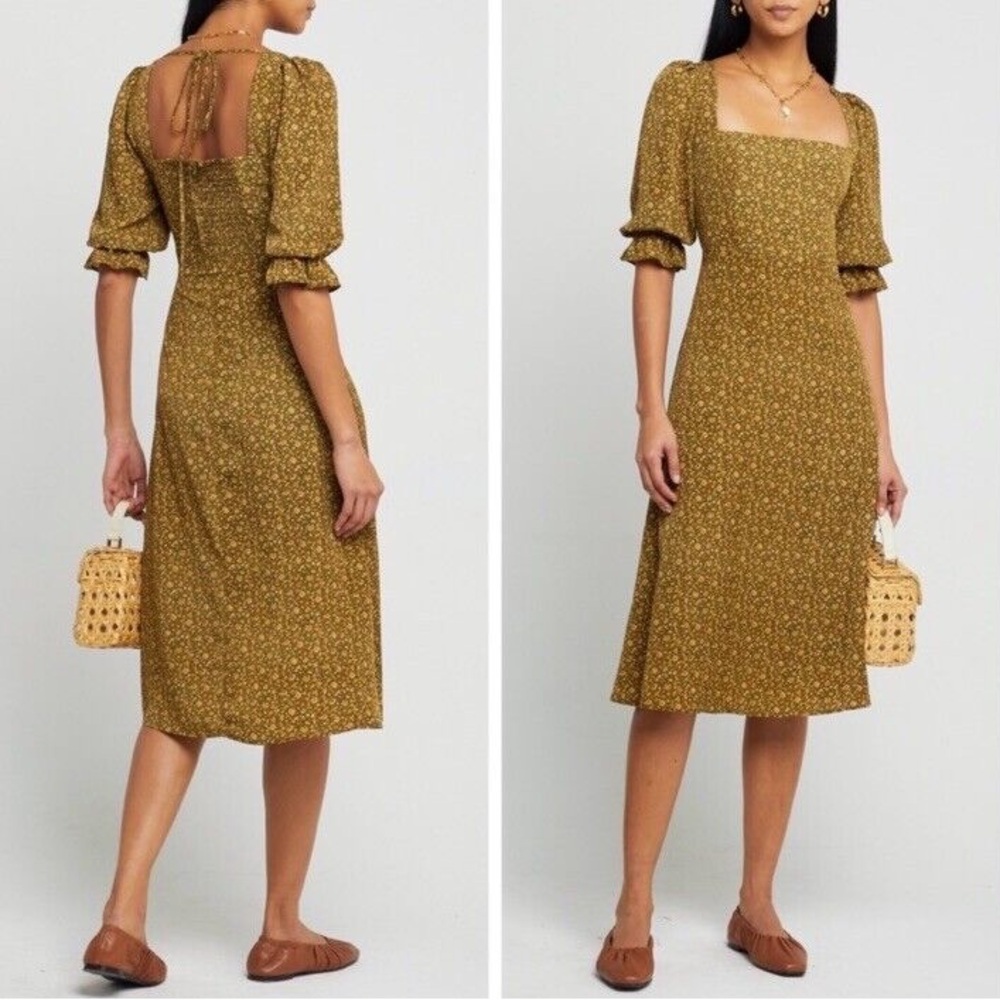 OPT (few moda) Green Meadow Dress - size M